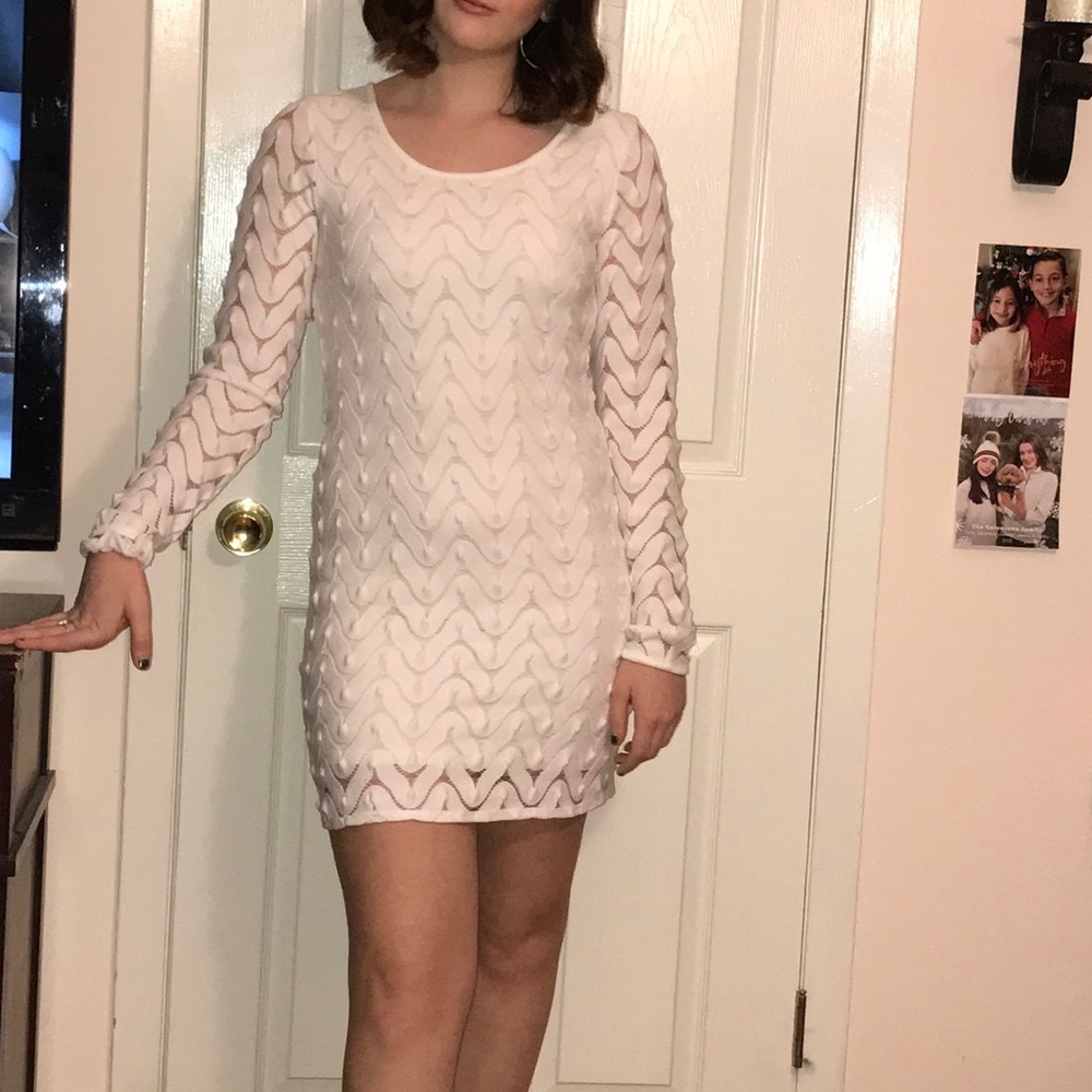 Free People White size small dress. Price firm.